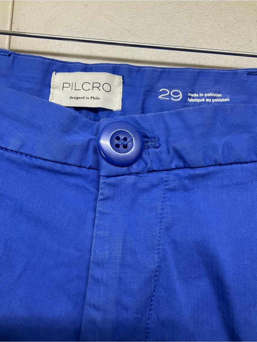 Anthropologie Pilcro Wide-Leg Crop Balloon Trousers in Dazzling Blue 29 - Picture 4 of 6